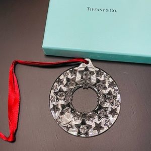 Tiffany & Co. Crystal Star Wreath Ornament